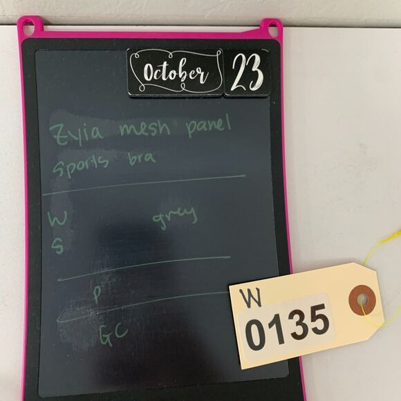 Zyia Active Sports Bra Womens Small Gray Mesh Panel Racerback Zip Back Longline - Picture 13 of 14